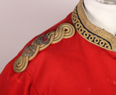 Madras Staff Corps Victorian Period Officers Full Dress Tunic in rank of Lieutenant Colonel - 5