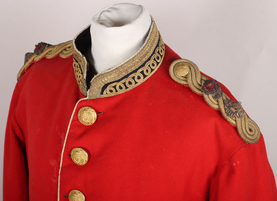 Madras Staff Corps Victorian Period Officers Full Dress Tunic in rank of Lieutenant Colonel - 7