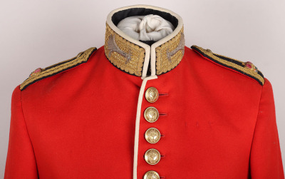 The Welsh Guards EIIR period Officers Full Dress Tunic, - 2