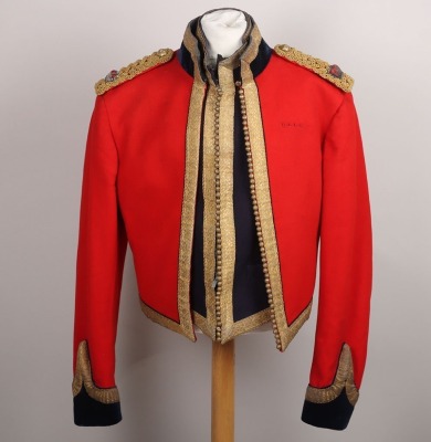 The Life Guards Officers EIIR period Mess Jacket and Waistcoat, in rank of Major