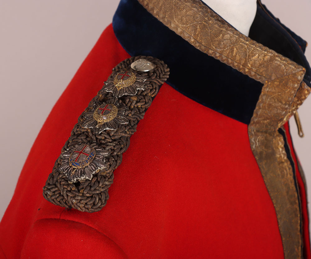 Officers Mess Jacket Household Cavalry Officers Scarlet Mess Jacket