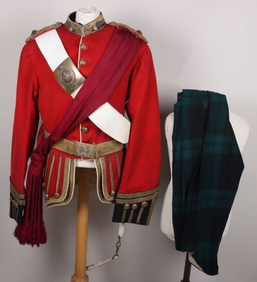 Royal Scots Fusiliers Victorian Period Officers Full Dress Doublet