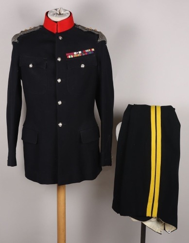 9th / 12th Lancers EIIR Period Officers Blue Patrol Jacket and overalls