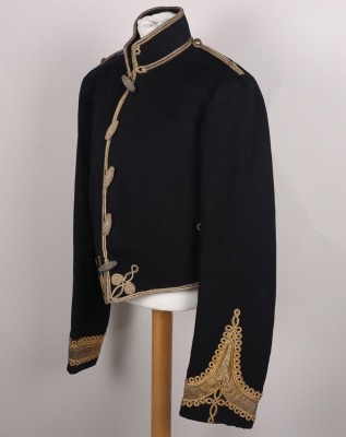 Cavalry Officers Navy Blue Mess Jacket in rank of Major - 7