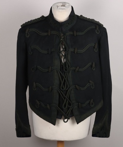 A Post 1902 Rifles Officers Mess Jacket and Waistcoat