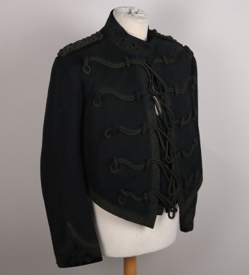 A Post 1902 Rifles Officers Mess Jacket and Waistcoat - 2