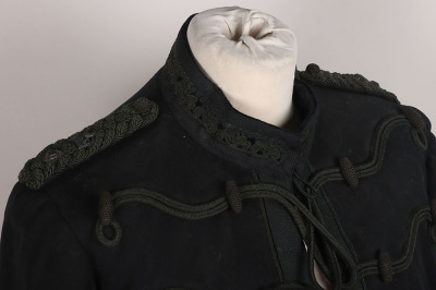 A Post 1902 Rifles Officers Mess Jacket and Waistcoat - 4