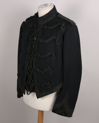 A Post 1902 Rifles Officers Mess Jacket and Waistcoat - 5