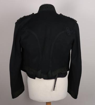 A Post 1902 Rifles Officers Mess Jacket and Waistcoat - 6