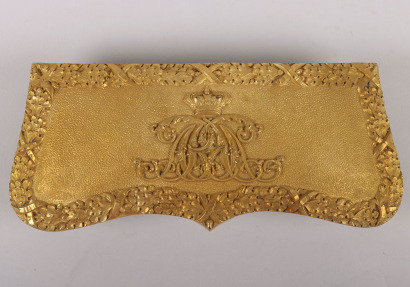 The 9th (Queen&rsquo;s Royal) Lancers Officers Full Dress Shoulder Belt Pouch