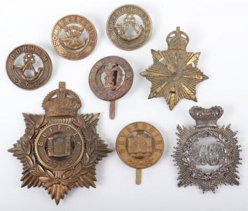 5x British Other Ranks Helmet Plate Centres / Pagri Badges