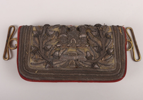 6th Inniskilling Dragoons Officers Full Dress Flap Pouch, c 1840