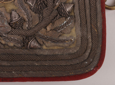6th Inniskilling Dragoons Officers Full Dress Flap Pouch, c 1840 - 4