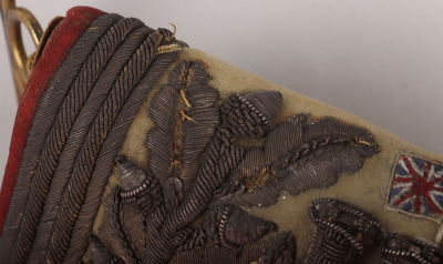 6th Inniskilling Dragoons Officers Full Dress Flap Pouch, c 1840 - 5