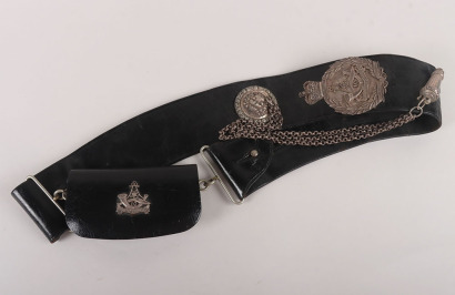 10th Princess Mary&rsquo;s Own Gurkha Rifles Officers QEC period Full Dress Pouch Belt and Pouch