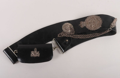 10th Princess Mary&rsquo;s Own Gurkha Rifles Officers QEC period Full Dress Pouch Belt and Pouch