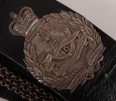 10th Princess Mary&rsquo;s Own Gurkha Rifles Officers QEC period Full Dress Pouch Belt and Pouch - 6