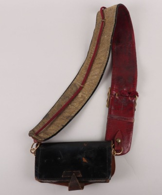 The Life Guards Officers Full Dress Pouch and Belt, Victorian Period - 6