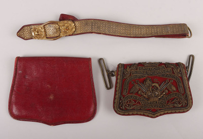15th (The King&rsquo;s) Hussars Officers Full Dress Flap Pouch - 7