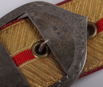 A Victorian Period Cavalry Officers Flap Pouch and Shoulder Belt - 8