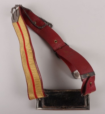 A Victorian Period Cavalry Officers Flap Pouch and Shoulder Belt - 11