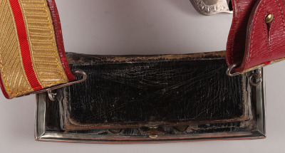 A Victorian Period Cavalry Officers Flap Pouch and Shoulder Belt - 12