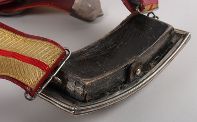 A Victorian Period Cavalry Officers Flap Pouch and Shoulder Belt - 14
