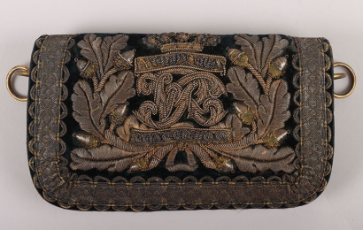 1st (King&rsquo;s) Dragoon Guards Officers Full Dress Flap Pouch 1837-55