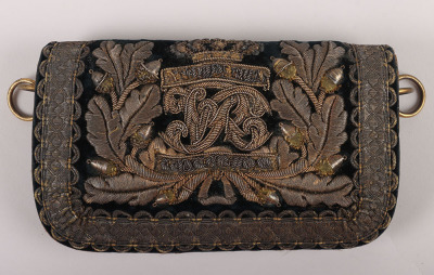 1st (King&rsquo;s) Dragoon Guards Officers Full Dress Flap Pouch 1837-55