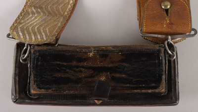 3rd (Prince of Wales&rsquo;) Dragoon Guards Officers Silver Flap Pouch and Shoulder Belt - 8