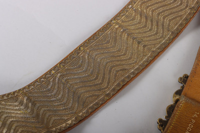 3rd (Prince of Wales&rsquo;) Dragoon Guards Officers Silver Flap Pouch and Shoulder Belt - 11