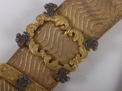 3rd (Prince of Wales&rsquo;) Dragoon Guards Officers Silver Flap Pouch and Shoulder Belt - 15