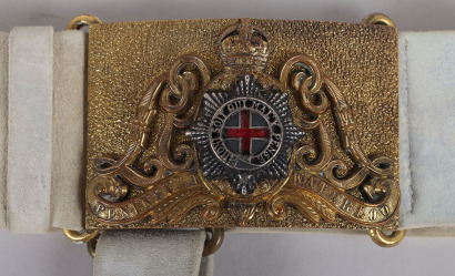 The Life Guards Officers Post 1901 Full Dress Waist Belt Plate