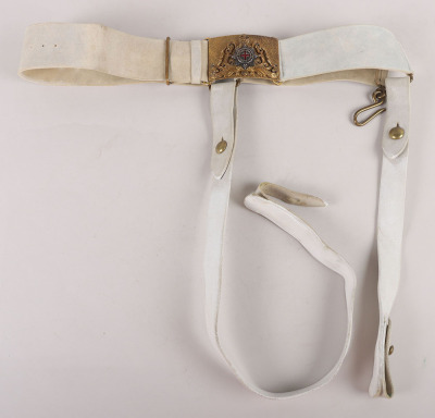 The Life Guards Officers Post 1901 Full Dress Waist Belt Plate - 7