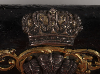 10th (Prince of Wales&rsquo; Own Royal Regiment of Light Dragoons) Hussars Officers Black Leather Pouch - 4