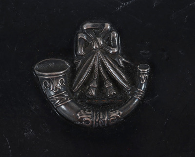 The Rifle Brigade (Prince Consort&rsquo;s Own) Officers Post 1901 Black Leather Pouch Belt and Pouch - 3