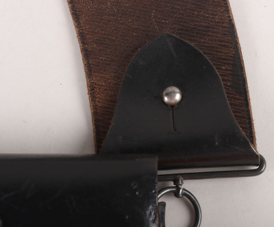 The Rifle Brigade (Prince Consort&rsquo;s Own) Officers Post 1901 Black Leather Pouch Belt and Pouch - 4