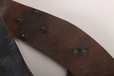 The Rifle Brigade (Prince Consort&rsquo;s Own) Officers Post 1901 Black Leather Pouch Belt and Pouch - 5