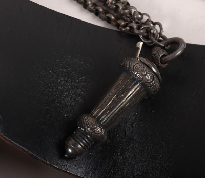 The Rifle Brigade (Prince Consort&rsquo;s Own) Officers Post 1901 Black Leather Pouch Belt and Pouch - 7