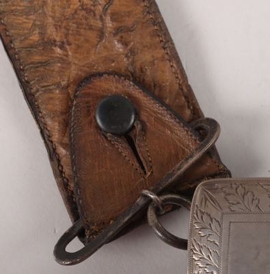 13th Light Dragoons Officers Silver Flap Pouch and Belt 1837-55 - 10
