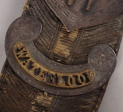 13th Light Dragoons Officers Silver Flap Pouch and Belt 1837-55 - 15