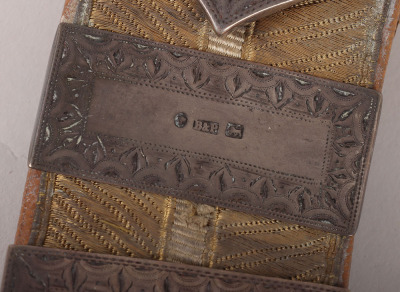 13th Hussars Officers Hallmarked Silver Flap Pouch and Shoulder Belt Post 1861 - 10