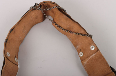 13th Hussars Officers Hallmarked Silver Flap Pouch and Shoulder Belt Post 1861 - 25