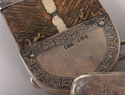 13th Hussars Officers Hallmarked Silver Flap Pouch and Shoulder Belt Post 1861 - 9