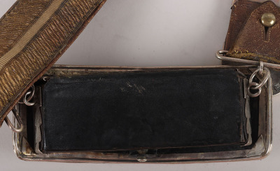 13th Hussars Officers Hallmarked Silver Flap Pouch and Shoulder Belt Post 1861 - 15