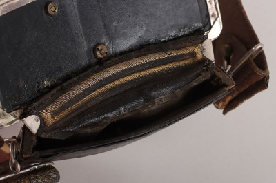 13th Hussars Officers Hallmarked Silver Flap Pouch and Shoulder Belt Post 1861 - 24
