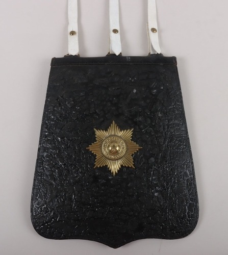 4th Royal Irish Dragoon Guards Officers Black Leather Sabretache