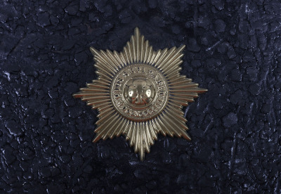 4th Royal Irish Dragoon Guards Officers Black Leather Sabretache - 2