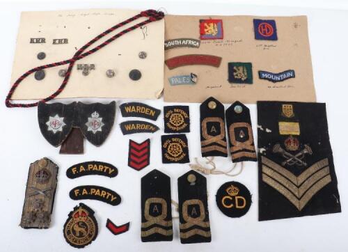 Selection of British Cloth Insignia