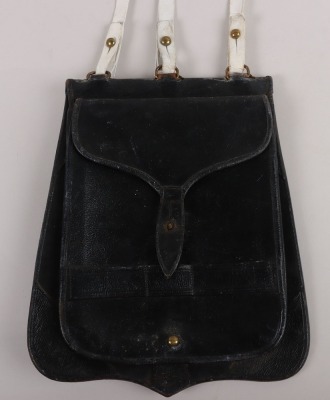 4th Royal Irish Dragoon Guards Officers Black Leather Sabretache - 10